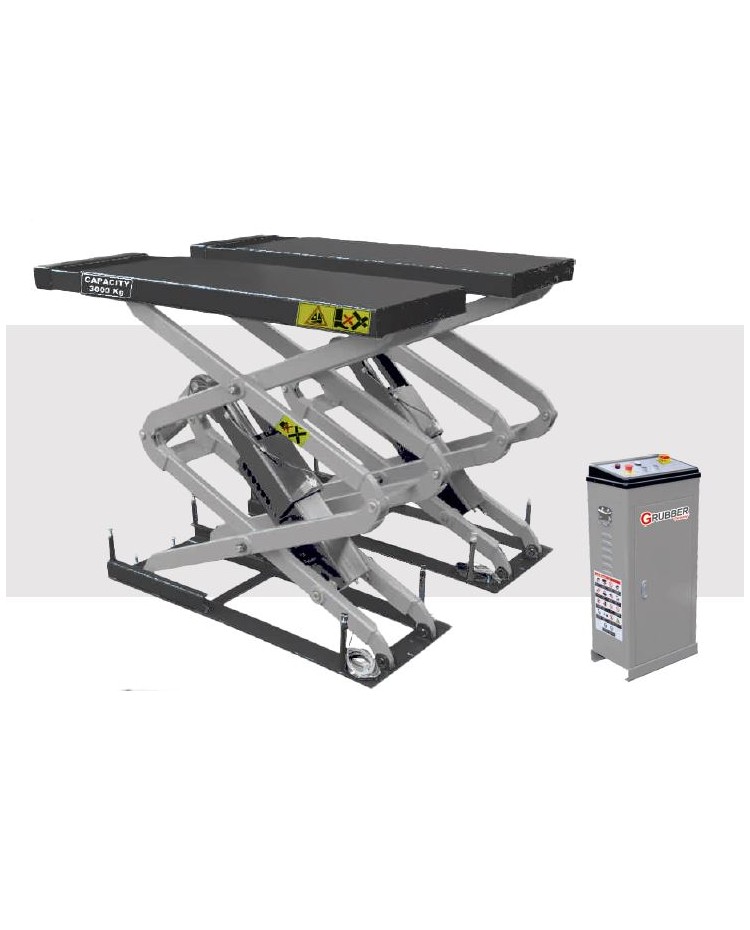 Scissor lift, recessed version, Grubber XL300I-E2 3.0T