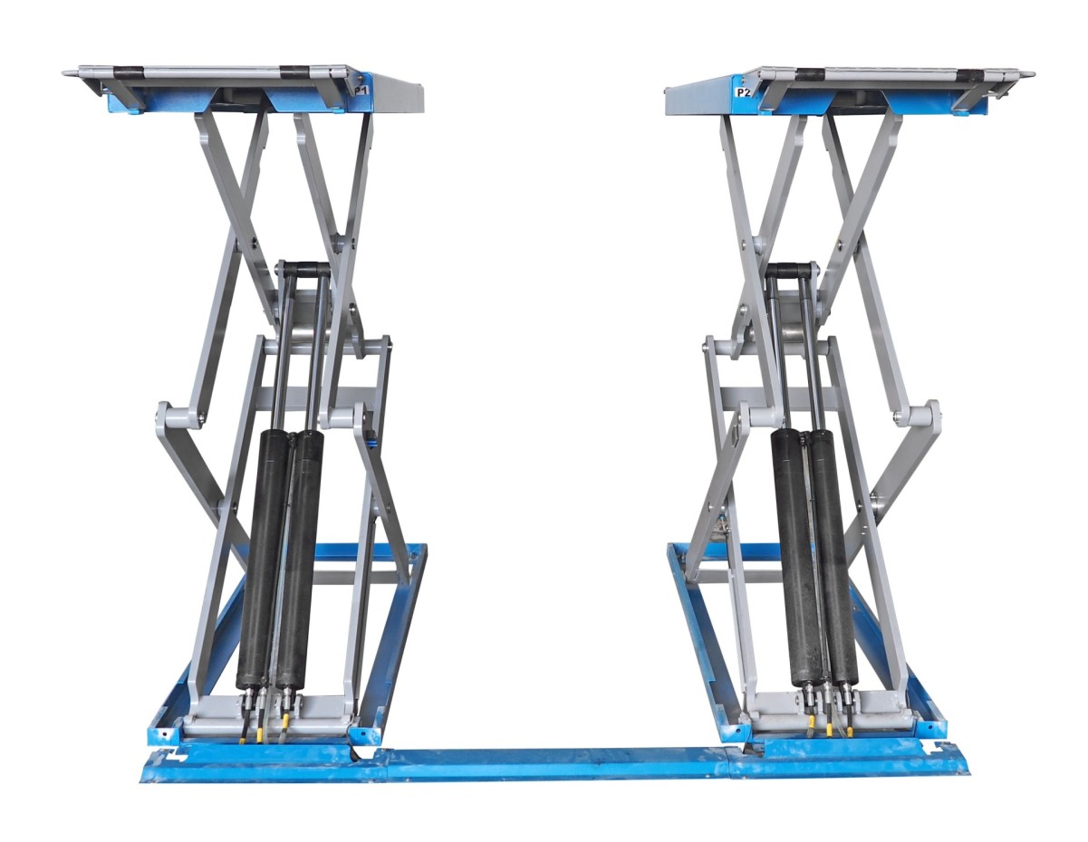 Nortec PN3500A scissor electro-hydraulic lift – 3500 kg, floor-mounted
