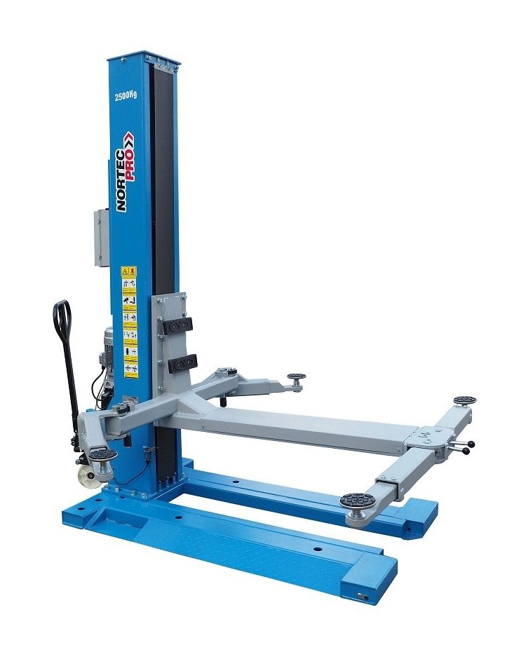 Mobile single-column lift NORTEC PRO PJ2500M