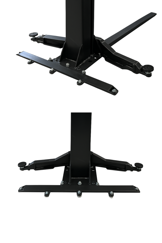 Additional mounting beam for the lift attachment