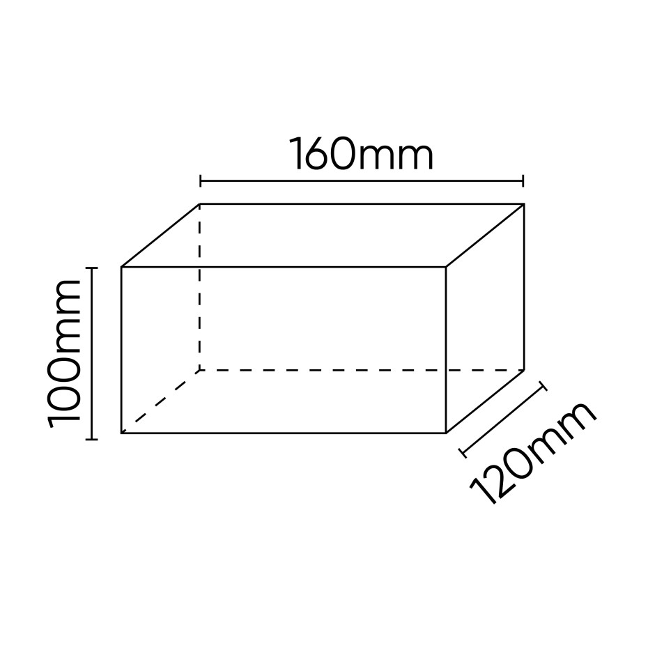 Rubber pad 160x120x100mm JBM 54485